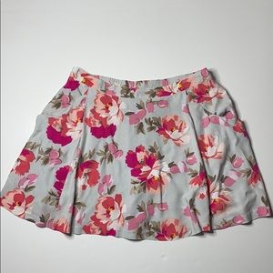 Old Navy Floral Skirt With Pockets L